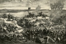 Antique Print-Scene of the Crimean War-French army-Malakoff-Yvon-Felix-ca. 1856