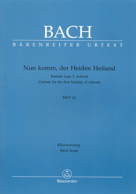 Cantata BWV 62 Nun Komm, Der Heiden Heiland | Johann Sebastian Bach | Buch