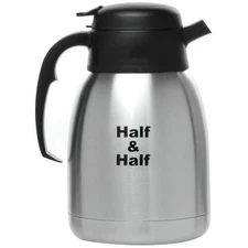 Service Ideas FVP15HALFET Server,"Half & Half" Etched, 1.5 L