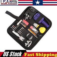 147PCS Watch Repair Kit Watchmaker Back Case Remover Link Pin Spring Bar