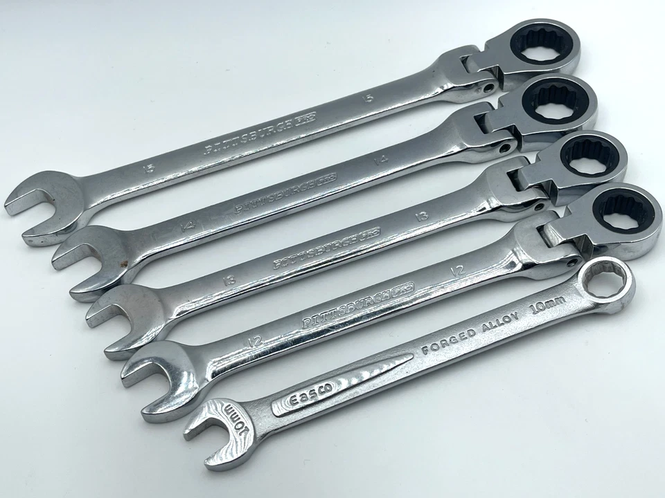 Pittsburgh 5PC Flex Head Wrench Set - 61710 - Image 3 of 4