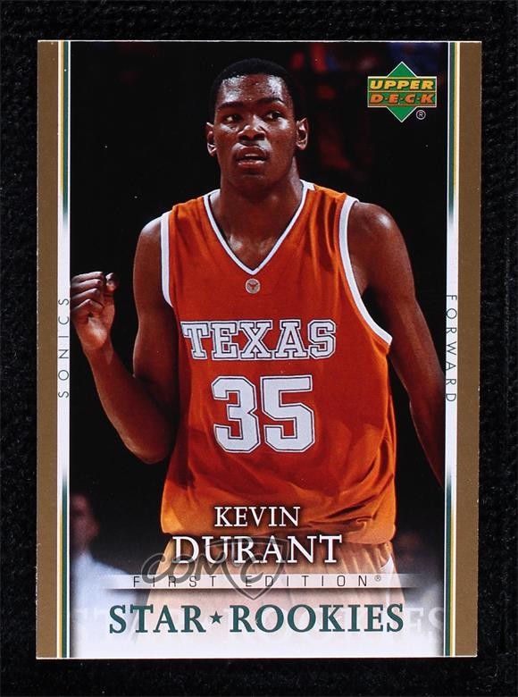 2007-08 Upper Deck First Edition Star Rookies Gold Kevin Durant #202 0ls