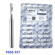 10/50/100 FGSS 557 Carbide Burs High Speed Friction Grip Drill Bits(Choose Qty)