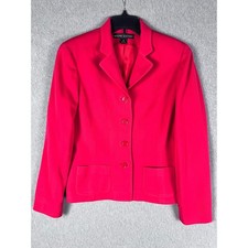 Vintage Ralph Lauren Black Label Wool Blazer Jacket Size 12 Made in USA read*