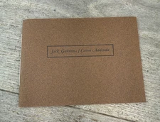 Vintage 1998 Jack Gannon Canon Addenda Arion Press Hardcover Fine Press Booklet