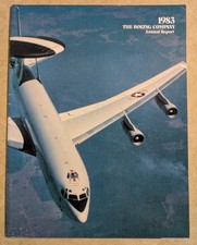 Boeing Company 1983 Annual Report - Vtg 1980s Aviation Commercial Jet Ephemera