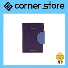 Campo Marzio - Agenda Settimanale Verticale 2026 Chiusura e Penna- 12x18cm-Viola