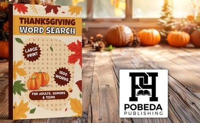 Thanksgiving Word Search for Adults: 75 Fun Holiday Themed Puzzles  for Teens
