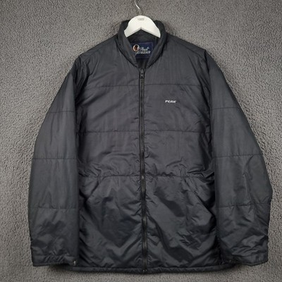 PEAK PERFORMANCE Jacket Mens XL Navy Blue Lightning Puffer Insulated Quilted