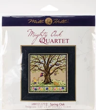 Mill Hill Counted Cross Stitch Kit 5.25"X5.25"-Spring Oak (14 Count)