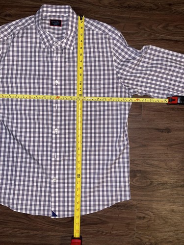 UNTUCKit Shirt Mens XL Plaid Slim Fit Wrinkle Free Button Down Casual - Picture 3 of 4