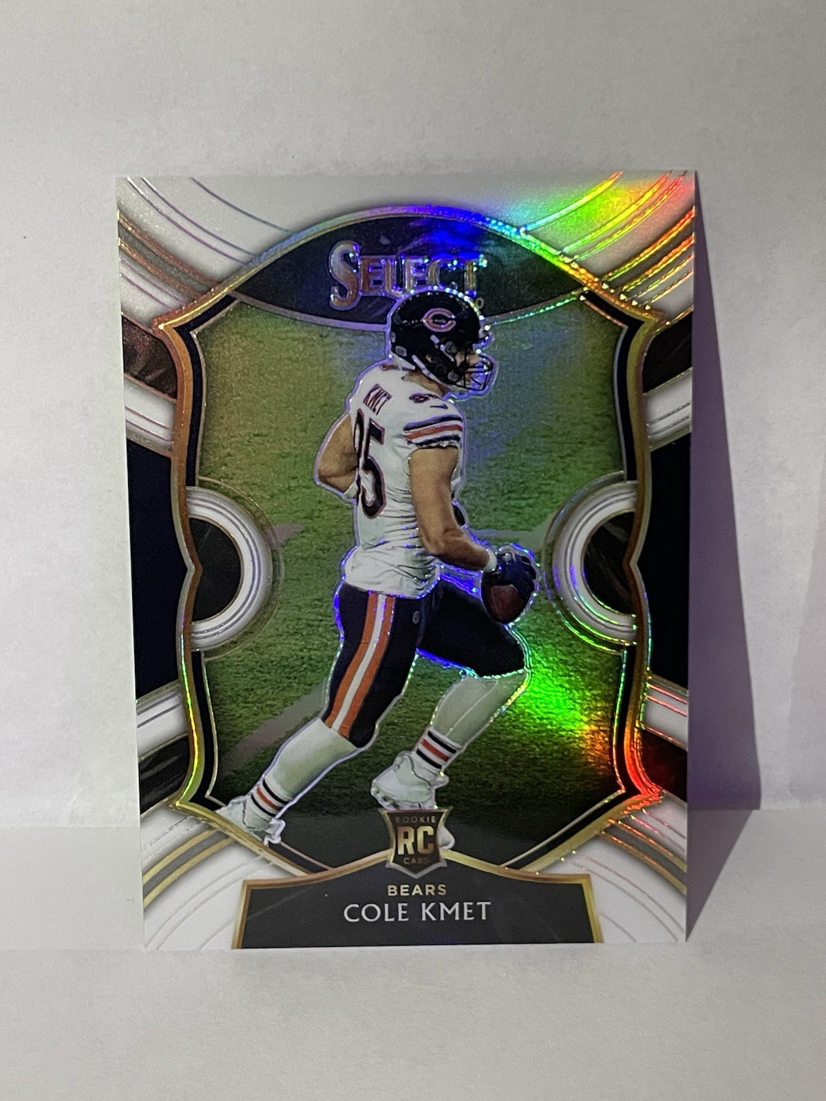 2020 Panini Select COLE KMET Rookie White Prizm Concourse /35 Bears #74