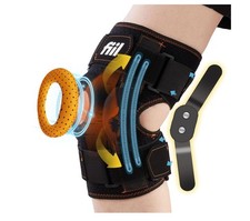 Hinged Knee Brace For Meniscus Tear - Adjustable Knee Support for Knee Pain MEDI