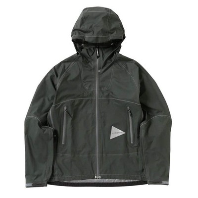 And Wander 3L UL Rain Jacket Green