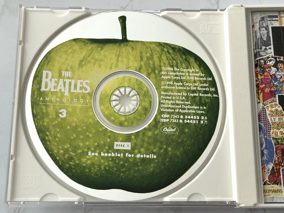 The Beatles Anthology 1-3 6 CD Sets ORIGINAL Capitol Paul McCartney, Lennon RARE - Image 4 of 4