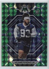 2023 Panini Mosaic Rookies Green Mosaic Prizm Viliami Fehoko Jr #375 0qr0