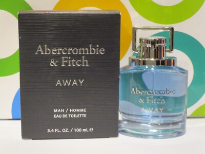 ABERCROMBIE & FITCH ~ AWAY MENS EAU DE TOILETTE SPRAY ~ 3.4 OZ