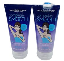 Completely Bare No-Bump Shave Gel Leg Bikini Lot of 2 W/1 Razor Factory Sealed