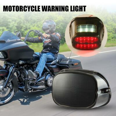 Smoke Lens Brake Turn Signal LED Tail Light Motorcycle for Dyna Softail Electra