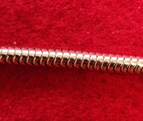 VINTAGE 1950’S POCKET WATCH SNAKE CHAIN GOLD PLATED, 14.5in , Mint Condition - Picture 4 of 4