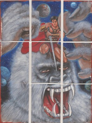 Warlord of Mars - Jason Potratz & Jack Hai 9 Stück Artist Proof Sketchkarten (b)