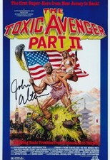JOHN ALTAMURA signed Autogramm 20x30cm THE TOXIC AVENGER in Person autograph COA