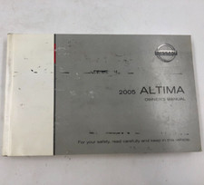 2005 Nissan Altima Owners Manual Oem B02b44058