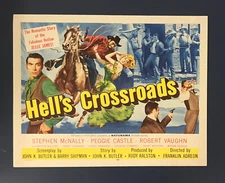 HELL'S CROSSROADS (1957) Original 22x28 Rolled Half Sheet