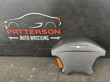 2002-2005 FORD THUNDERBIRD LEFT DRIVER WHEEL AIR BAG INFLATOR BLACK TRIM BW