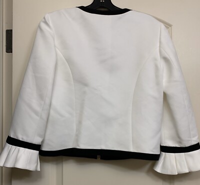 Veste Ted Baker London Brodée à Poignets Froncés - Taille 2 Femme - Neuf Avec étiquettes - $395 Valeur