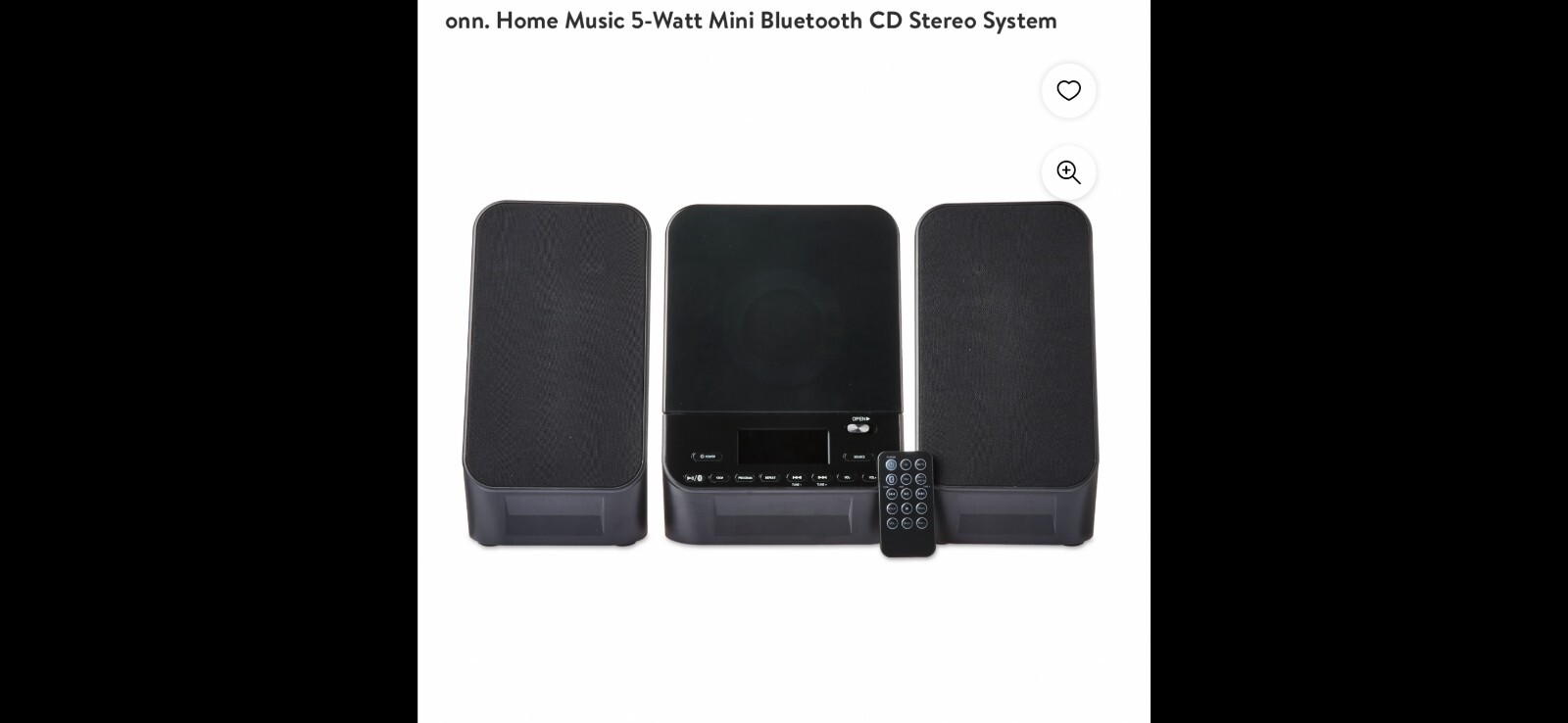 stereo system