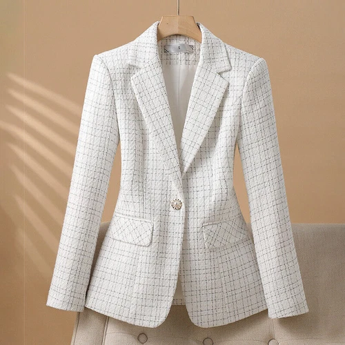 Womens Fall Winter Slim Casual Career Elegant Workwear Suits Blazer Jacket Coats - Foto 4 di 12