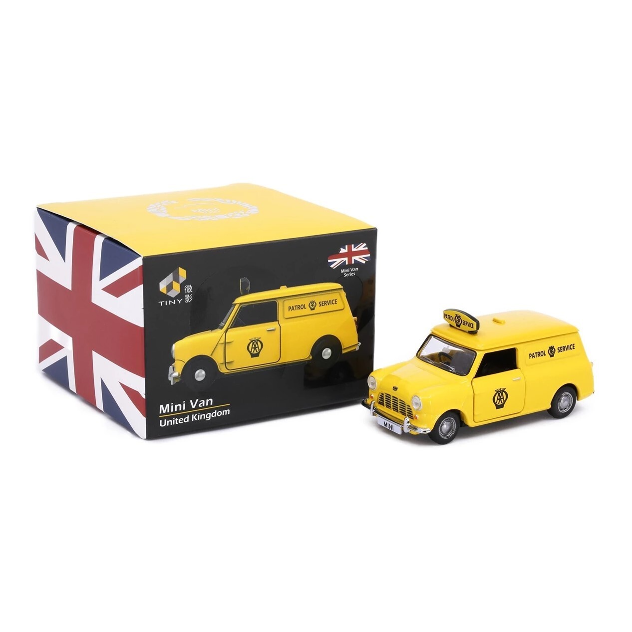 Tiny City Die-cast Model Car - Vintage Austin Mini Van AA UK