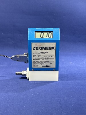 Omega FMA-A2308 Mass Flowmeter 5 SLPM 250 PSI Digital Display