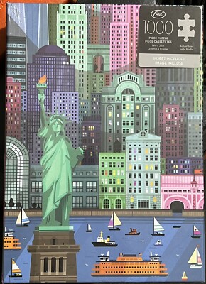 NEW YORK CITY 1000 PIECE JIGSAW PUZZLE BY THE LITTLE FRIENDS OF ...