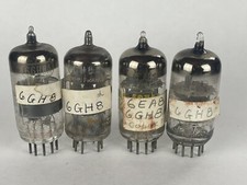 Vintage 6GHb Vacuum Tubes four 
