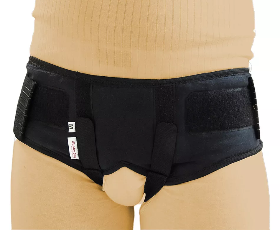 Double Inguinal Hernia Aid; Hernia Truss Belt Support Brace Free