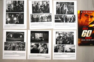 6x USA Pressefotos  GONE IN 60 SECONDS Nicolas Cage  Angeline Jolie