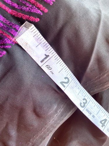 Glittery Knit Purple Pink Black Fabric Bundle 60 In Wide 6.2 Yards 3 In Selvage - Picture 3 of 5