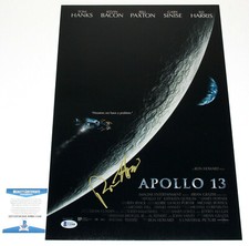 DIRECTOR RON HOWARD SIGNED 'APOLLO 13' 12x18 MOVIE POSTER B BECKETT COA BAS