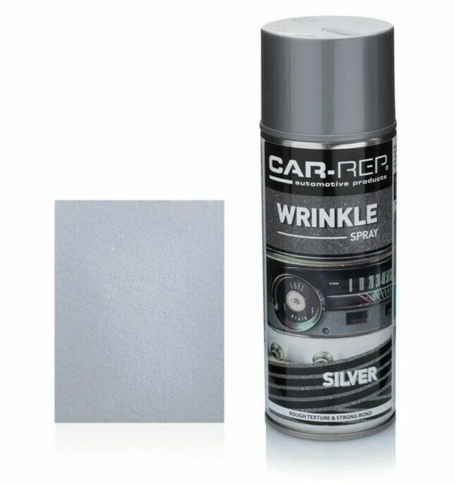 MSA Silver Wrinkle Finish Spray Paint High Temperature 120°C 400ml