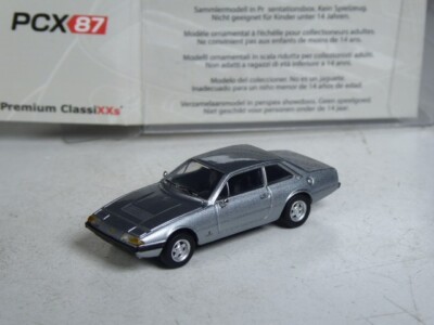 (KI-03-33) PCX87 Ferrari 365 GT4 2+2 silber in 1:87 in OVP
