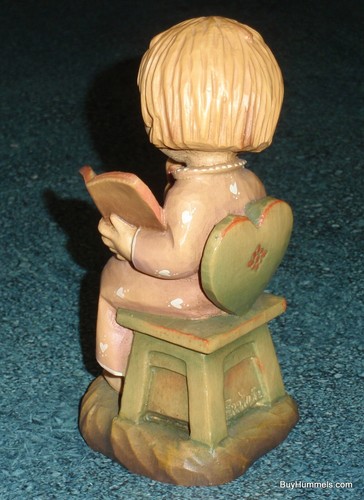 6" ANRI FERRANDIZ Hand Carved Wooden Figurine “The Choral Girl” SIGNED With Box! - Picture 7 of 11