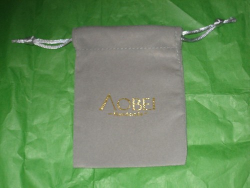 Letters “Velvet” Jewelry Dust Bag 