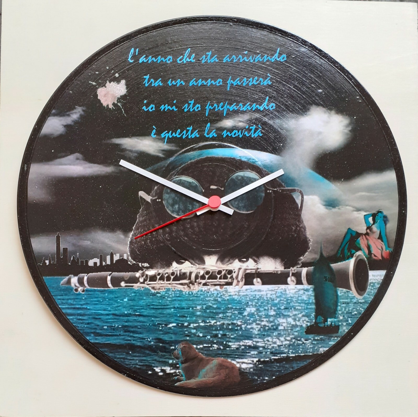Orologio Vinile Lucio Dalla 33 Giri - Regalo Originale Artigianale