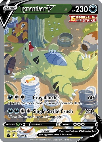 Tyranitar V 155/163 Swsh05: Battle Styles