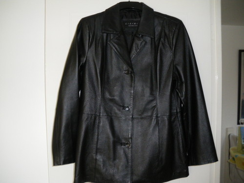 Black Leather Coat