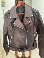 Authentic Carmar Los Angeles Real Leather Jacket size 42 NWT Original-$948
