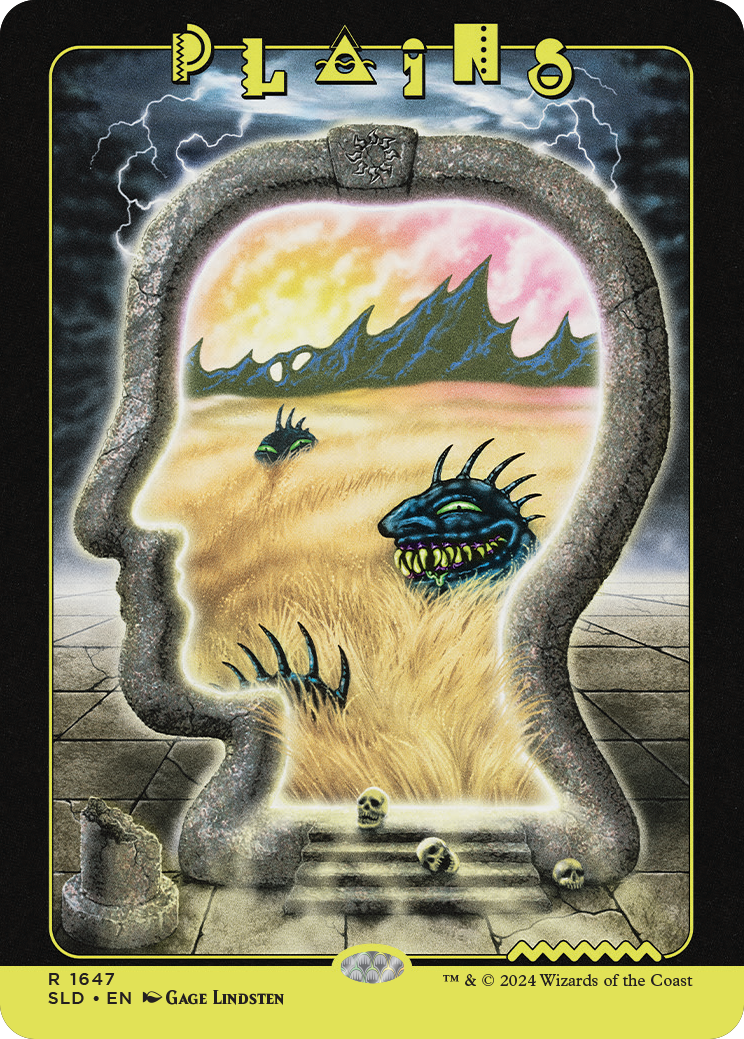 Magic the Gathering MTG Secret Lair x Brain Dead: Lands (Non Foil