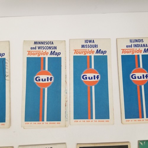 Vintage Travel Map Gas & Oil Advertising Lot of 10, Gulf, Mobil, Philips 66 - Picture 6 of 8